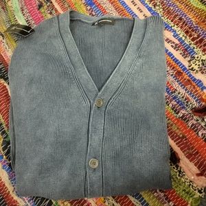 🍁🍂COZY CARDI🍁🍂INC International Concepts Blue Sand Wash Cardigan.